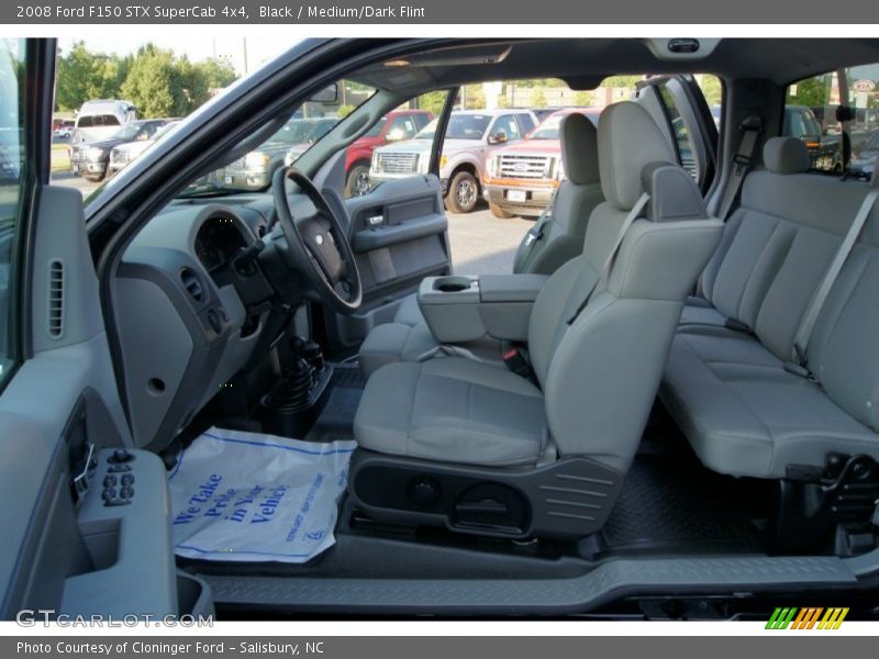 Black / Medium/Dark Flint 2008 Ford F150 STX SuperCab 4x4