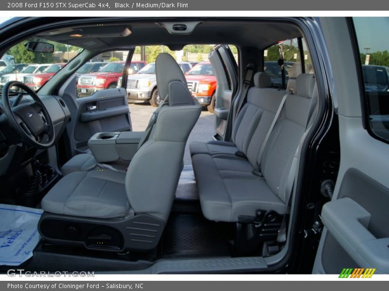 Black / Medium/Dark Flint 2008 Ford F150 STX SuperCab 4x4