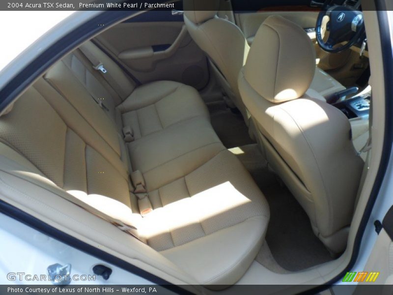 Premium White Pearl / Parchment 2004 Acura TSX Sedan