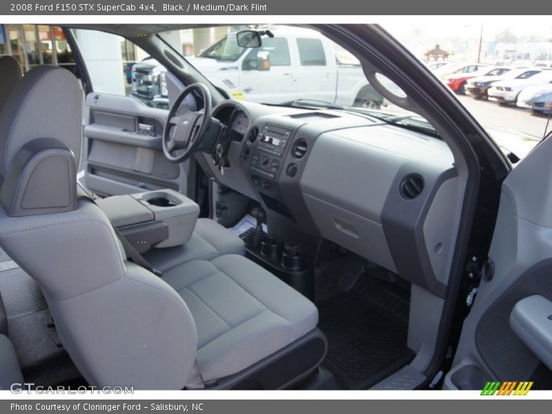 Black / Medium/Dark Flint 2008 Ford F150 STX SuperCab 4x4
