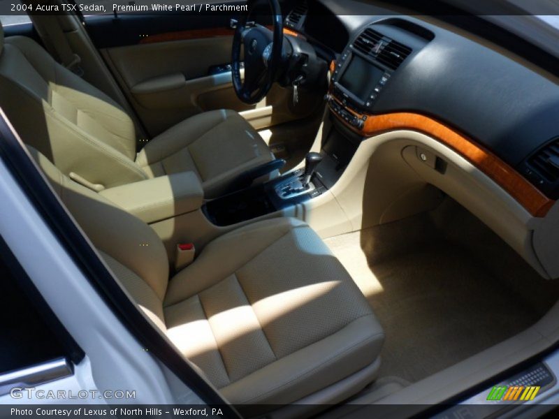 Premium White Pearl / Parchment 2004 Acura TSX Sedan