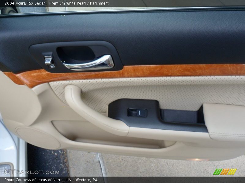 Premium White Pearl / Parchment 2004 Acura TSX Sedan