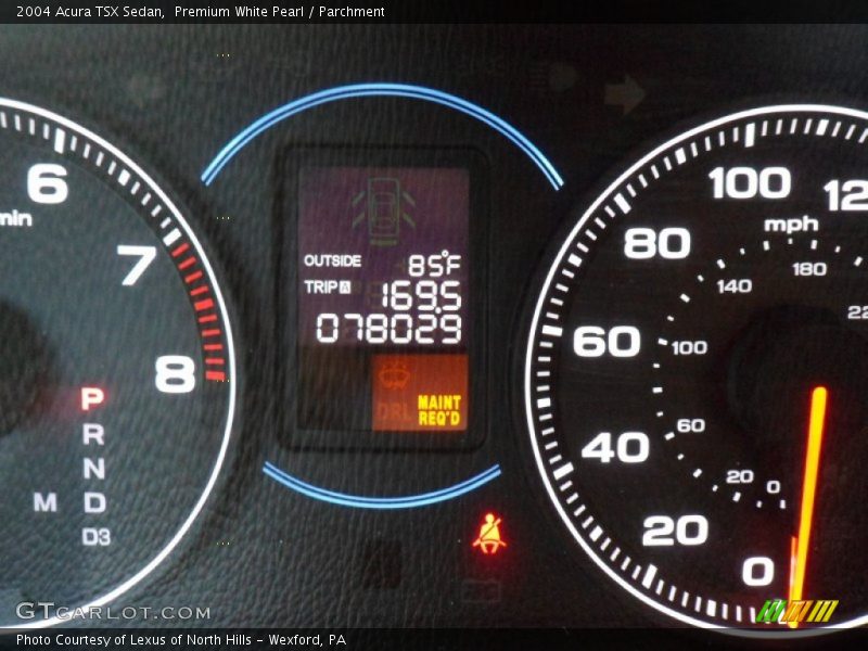 Premium White Pearl / Parchment 2004 Acura TSX Sedan