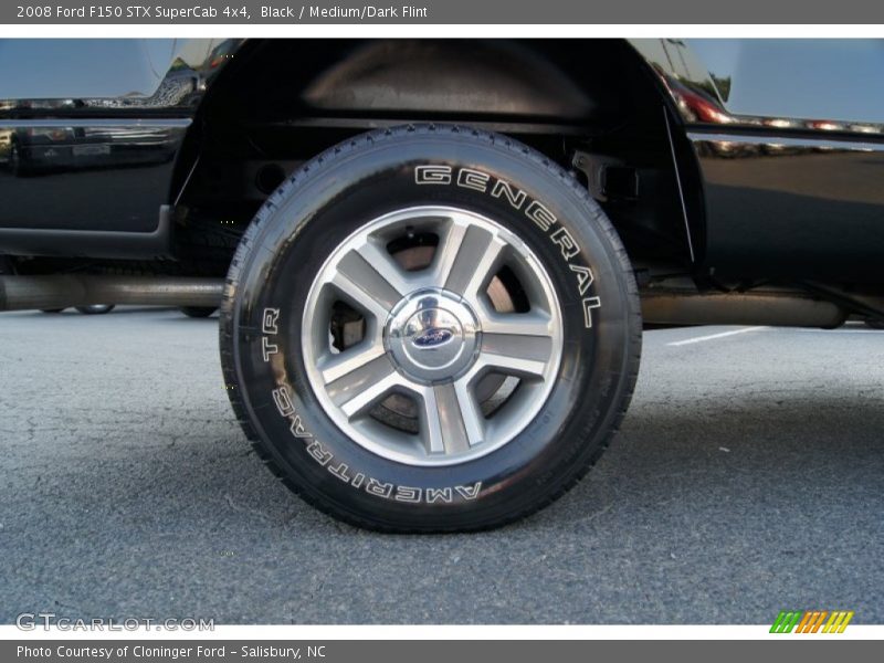 Black / Medium/Dark Flint 2008 Ford F150 STX SuperCab 4x4