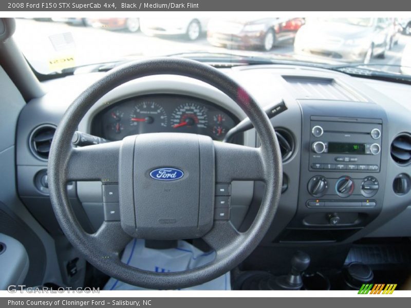 Black / Medium/Dark Flint 2008 Ford F150 STX SuperCab 4x4