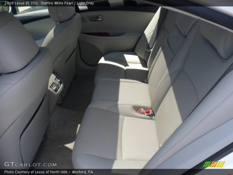 Starfire White Pearl / Light Gray 2008 Lexus ES 350