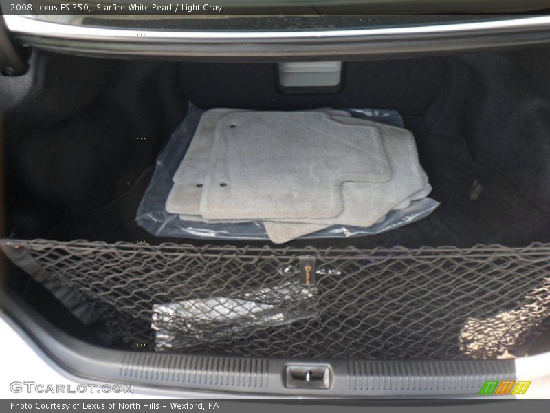 Starfire White Pearl / Light Gray 2008 Lexus ES 350