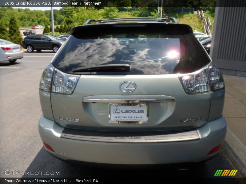 Bamboo Pearl / Parchment 2009 Lexus RX 350 AWD