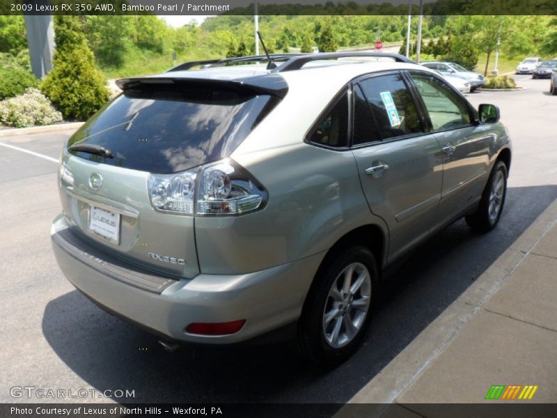 Bamboo Pearl / Parchment 2009 Lexus RX 350 AWD