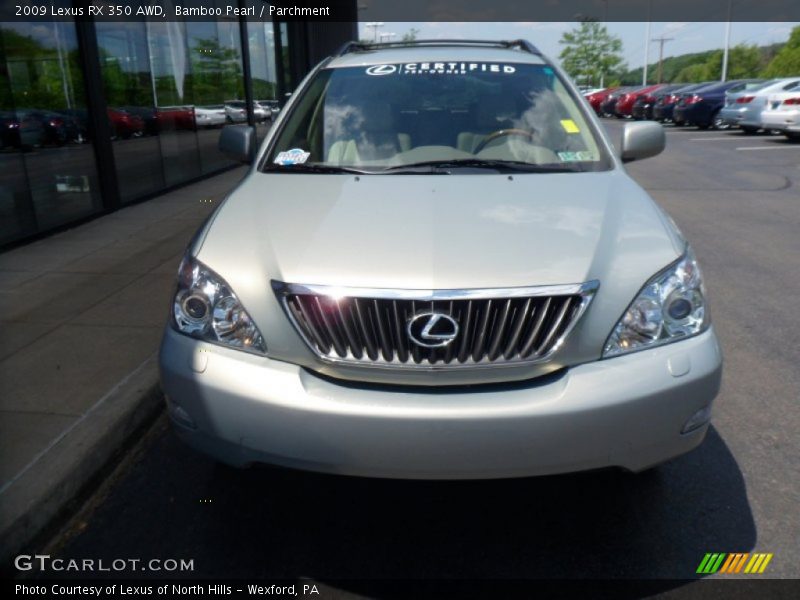Bamboo Pearl / Parchment 2009 Lexus RX 350 AWD