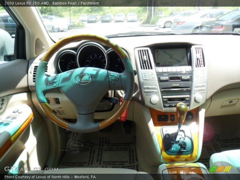Bamboo Pearl / Parchment 2009 Lexus RX 350 AWD