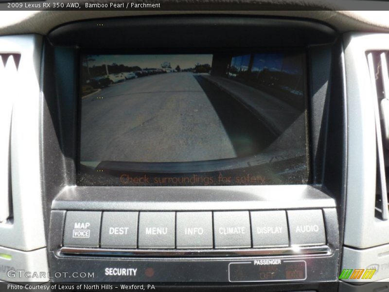 Bamboo Pearl / Parchment 2009 Lexus RX 350 AWD