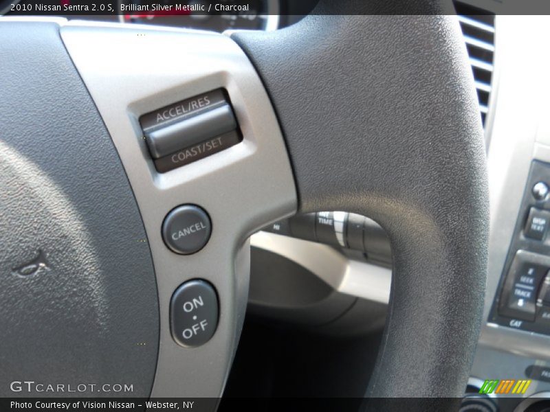 Brilliant Silver Metallic / Charcoal 2010 Nissan Sentra 2.0 S