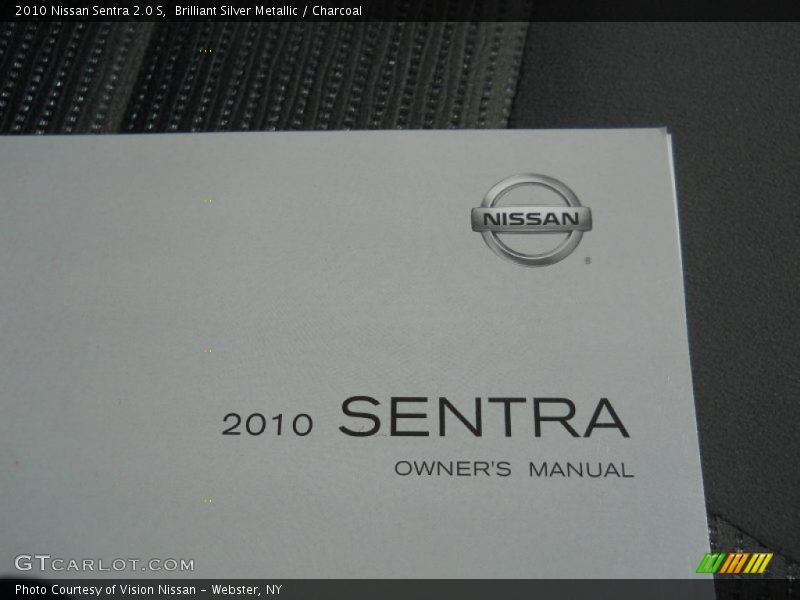 Brilliant Silver Metallic / Charcoal 2010 Nissan Sentra 2.0 S