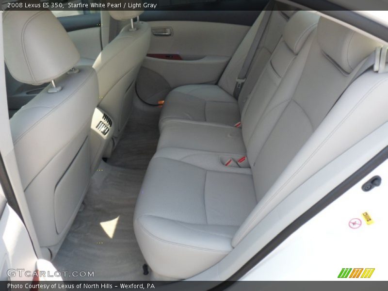 Starfire White Pearl / Light Gray 2008 Lexus ES 350