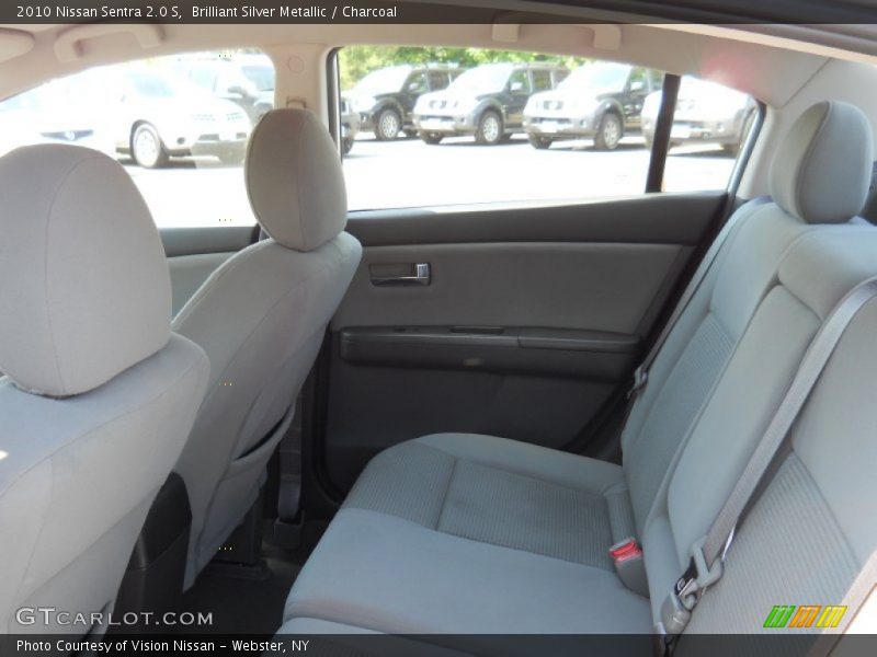 Brilliant Silver Metallic / Charcoal 2010 Nissan Sentra 2.0 S