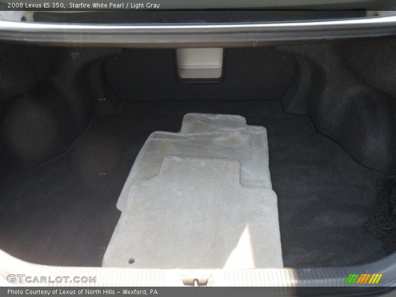 Starfire White Pearl / Light Gray 2008 Lexus ES 350