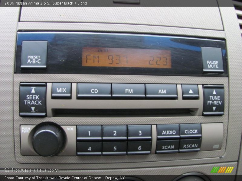 Super Black / Blond 2006 Nissan Altima 2.5 S