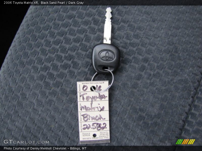 Black Sand Pearl / Dark Gray 2006 Toyota Matrix XR