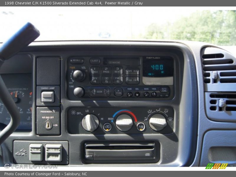 Pewter Metallic / Gray 1998 Chevrolet C/K K1500 Silverado Extended Cab 4x4