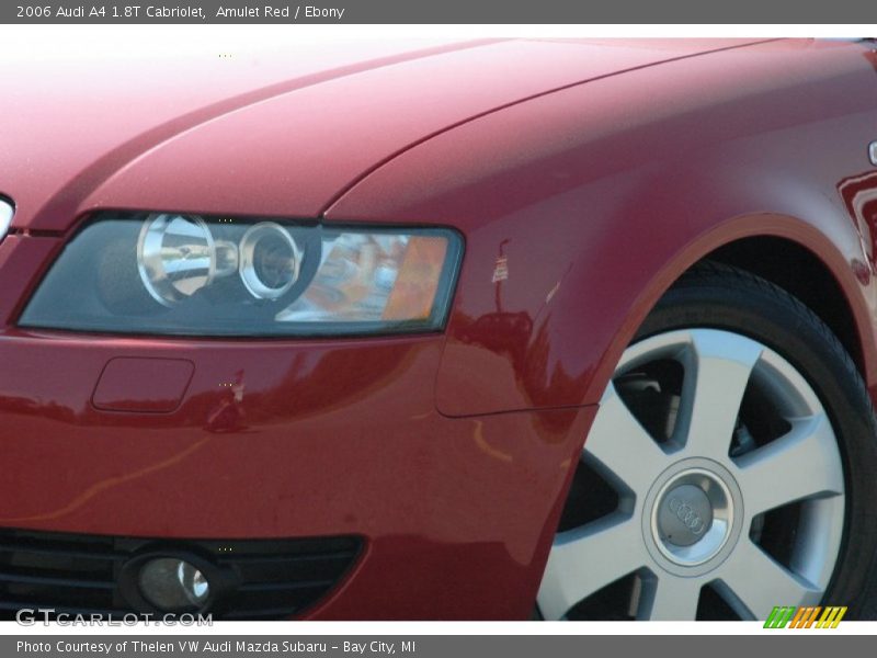 Amulet Red / Ebony 2006 Audi A4 1.8T Cabriolet