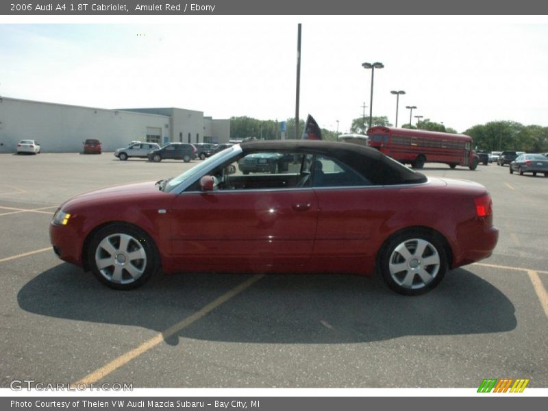 Amulet Red / Ebony 2006 Audi A4 1.8T Cabriolet