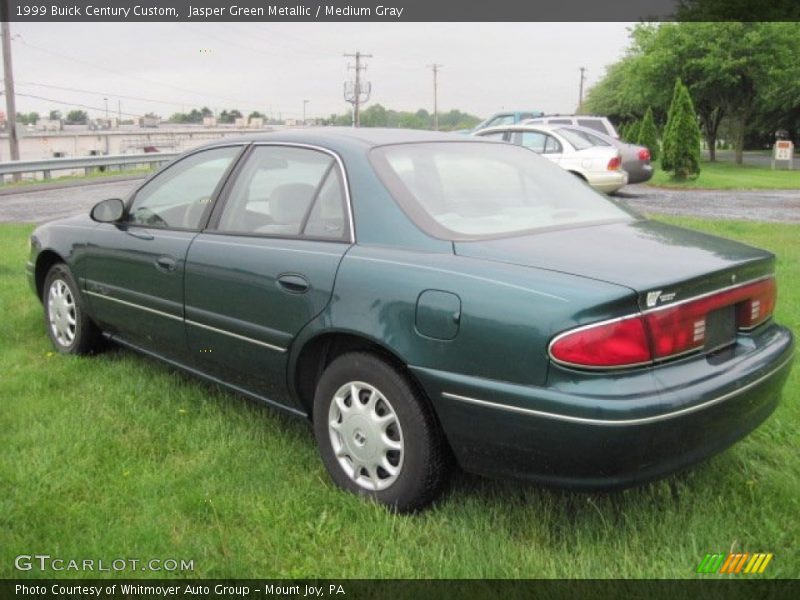 Jasper Green Metallic / Medium Gray 1999 Buick Century Custom