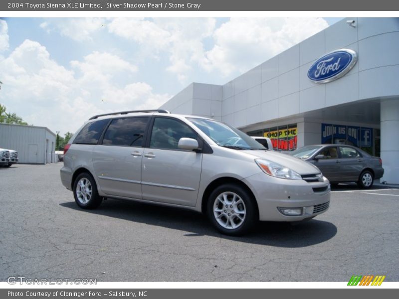 Silver Shadow Pearl / Stone Gray 2004 Toyota Sienna XLE Limited