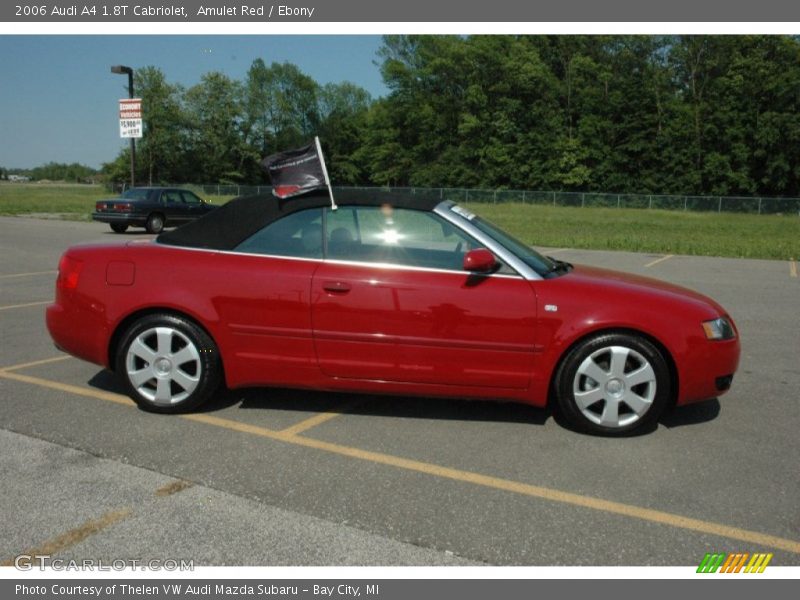 Amulet Red / Ebony 2006 Audi A4 1.8T Cabriolet