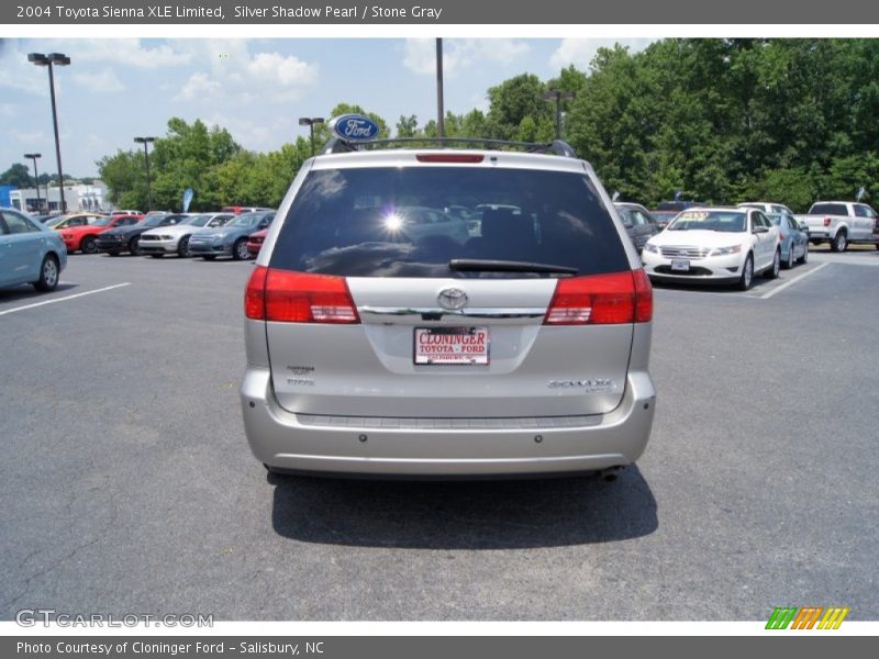 Silver Shadow Pearl / Stone Gray 2004 Toyota Sienna XLE Limited