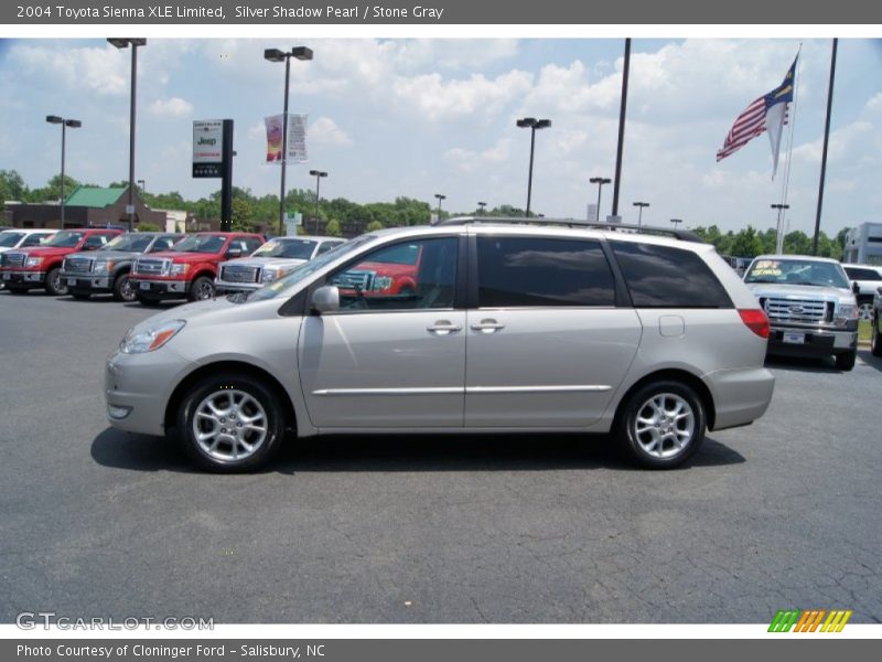 Silver Shadow Pearl / Stone Gray 2004 Toyota Sienna XLE Limited