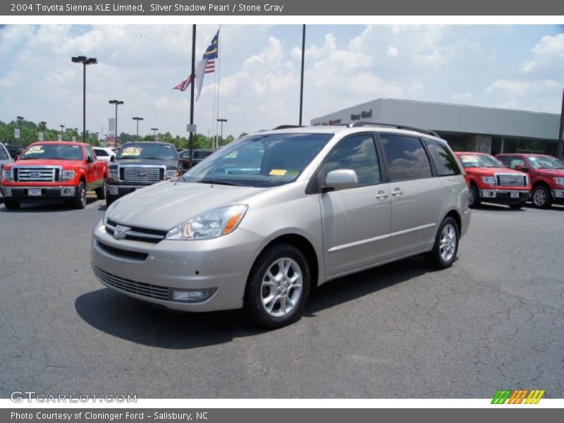 Silver Shadow Pearl / Stone Gray 2004 Toyota Sienna XLE Limited