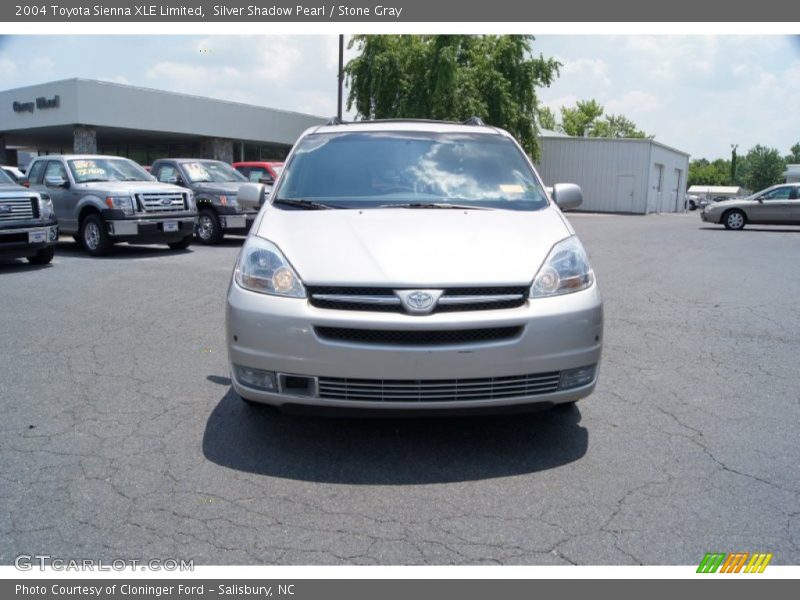 Silver Shadow Pearl / Stone Gray 2004 Toyota Sienna XLE Limited