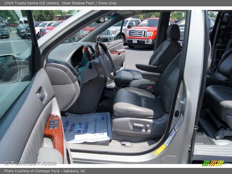Silver Shadow Pearl / Stone Gray 2004 Toyota Sienna XLE Limited