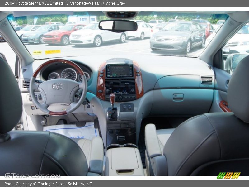 Silver Shadow Pearl / Stone Gray 2004 Toyota Sienna XLE Limited