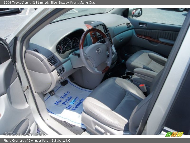 Silver Shadow Pearl / Stone Gray 2004 Toyota Sienna XLE Limited