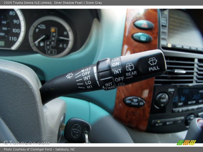 Silver Shadow Pearl / Stone Gray 2004 Toyota Sienna XLE Limited