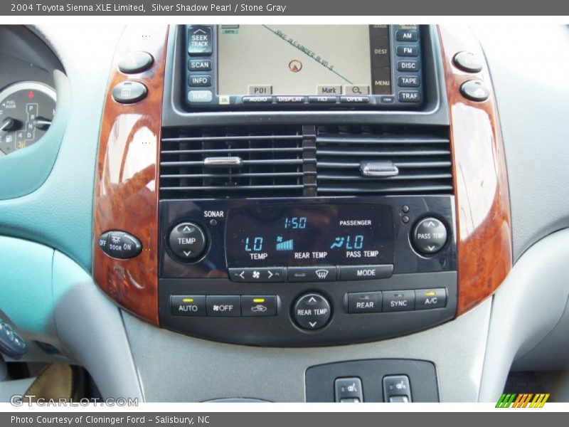 Silver Shadow Pearl / Stone Gray 2004 Toyota Sienna XLE Limited