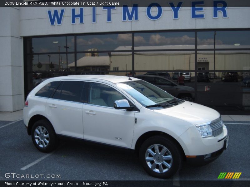 White Chocolate Tri Coat / Light Camel 2008 Lincoln MKX AWD