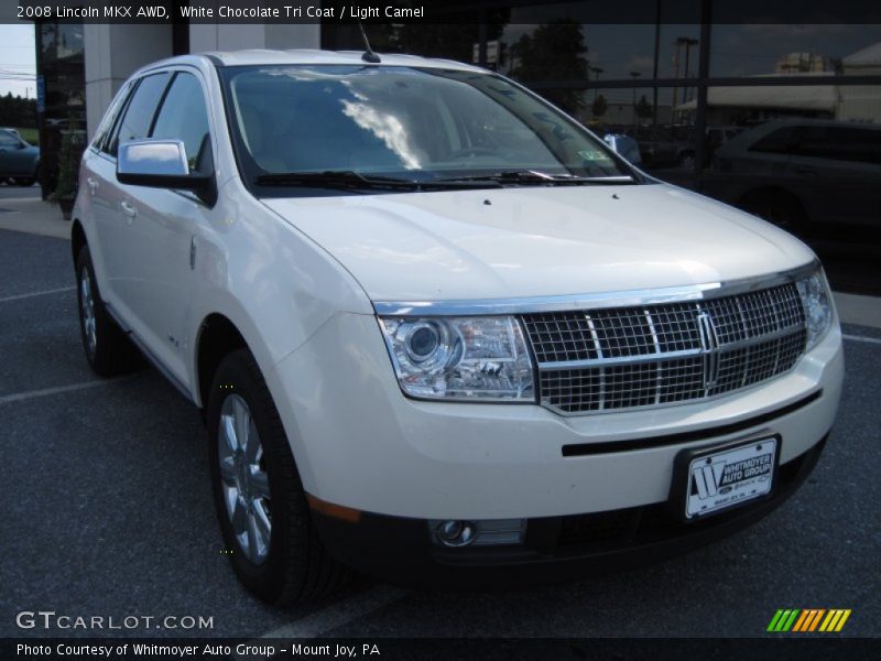 White Chocolate Tri Coat / Light Camel 2008 Lincoln MKX AWD