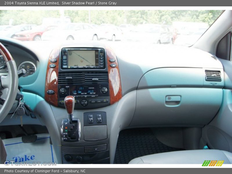 Silver Shadow Pearl / Stone Gray 2004 Toyota Sienna XLE Limited