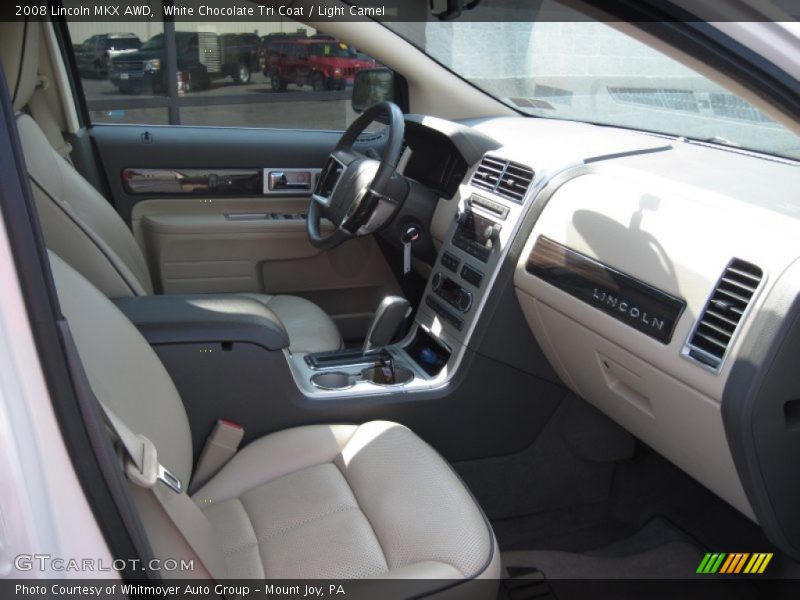 White Chocolate Tri Coat / Light Camel 2008 Lincoln MKX AWD