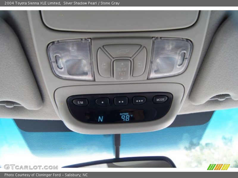 Silver Shadow Pearl / Stone Gray 2004 Toyota Sienna XLE Limited