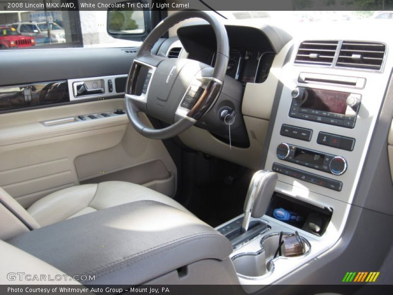 White Chocolate Tri Coat / Light Camel 2008 Lincoln MKX AWD