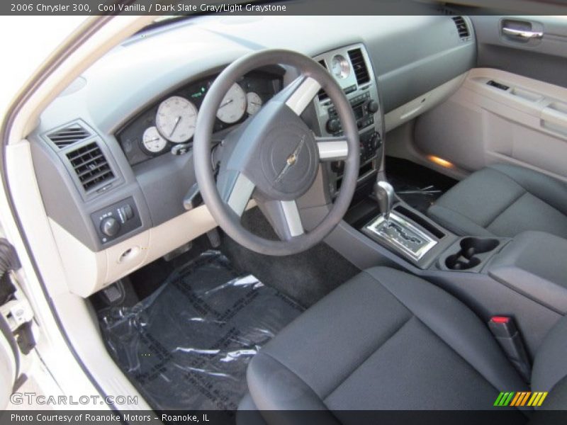 Cool Vanilla / Dark Slate Gray/Light Graystone 2006 Chrysler 300