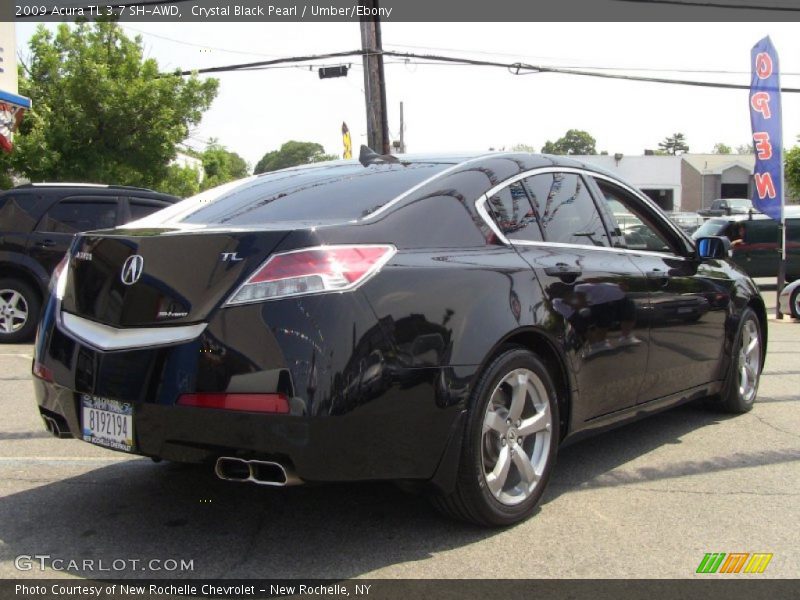 Crystal Black Pearl / Umber/Ebony 2009 Acura TL 3.7 SH-AWD