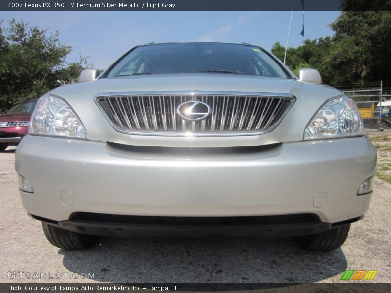 Millennium Silver Metallic / Light Gray 2007 Lexus RX 350