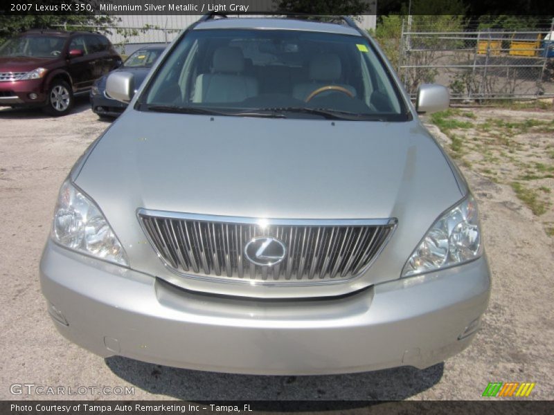Millennium Silver Metallic / Light Gray 2007 Lexus RX 350