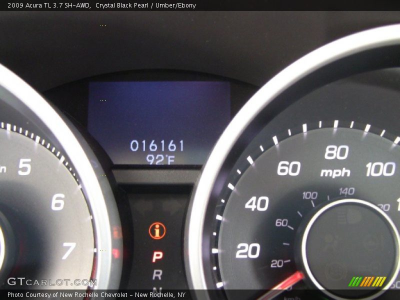 Crystal Black Pearl / Umber/Ebony 2009 Acura TL 3.7 SH-AWD