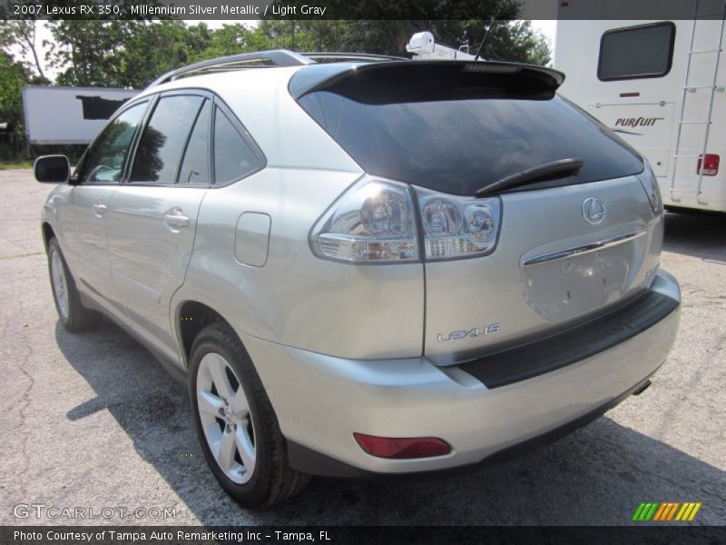 Millennium Silver Metallic / Light Gray 2007 Lexus RX 350